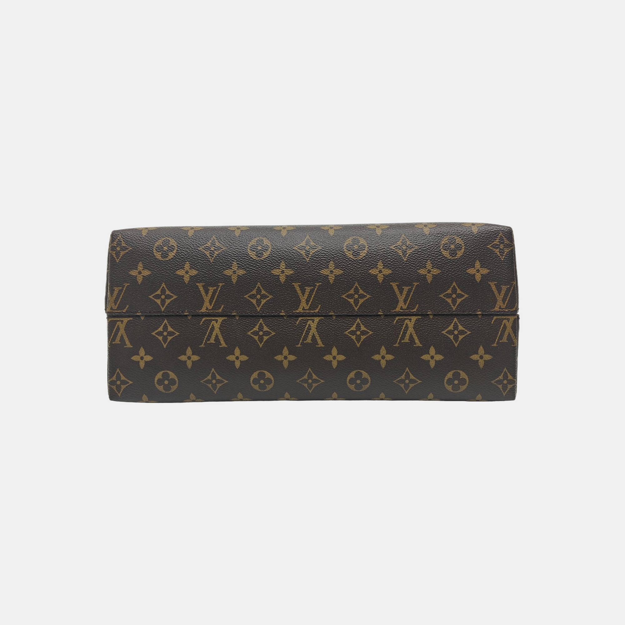 ALMA BNB MM Monogram Coated Canvas Brown