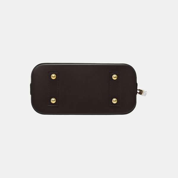 ALMA BB Damier Ebene Coated Canvas Brown