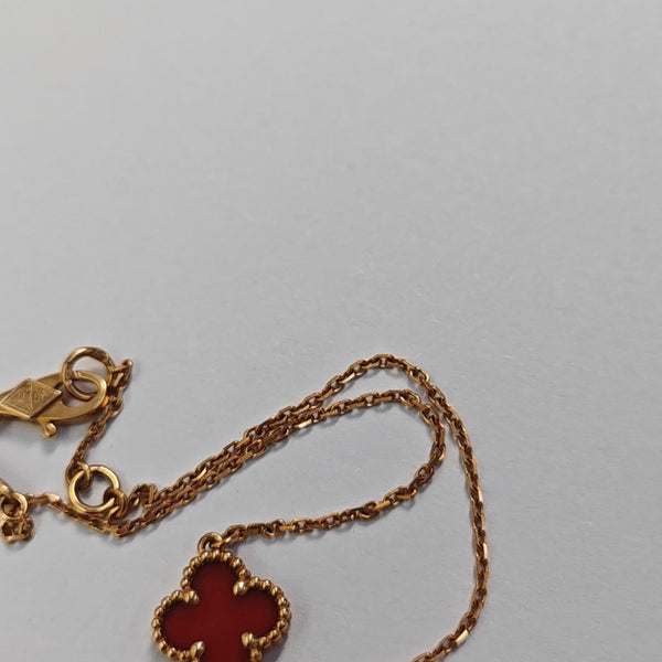 Sweet Alhambra 18k Rose Gold Bracelet