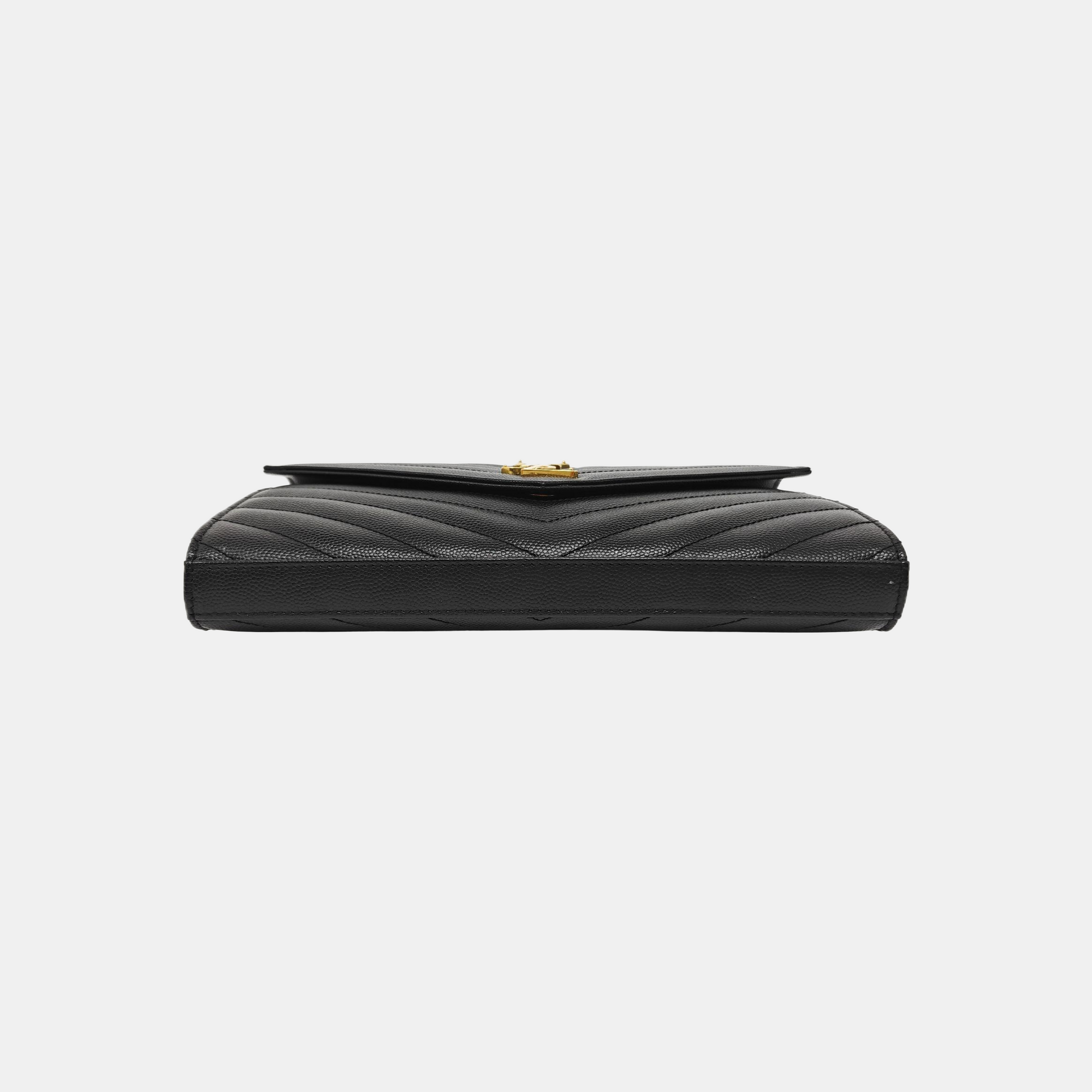 MONOGRAM Medium Chevron Calfskin Black