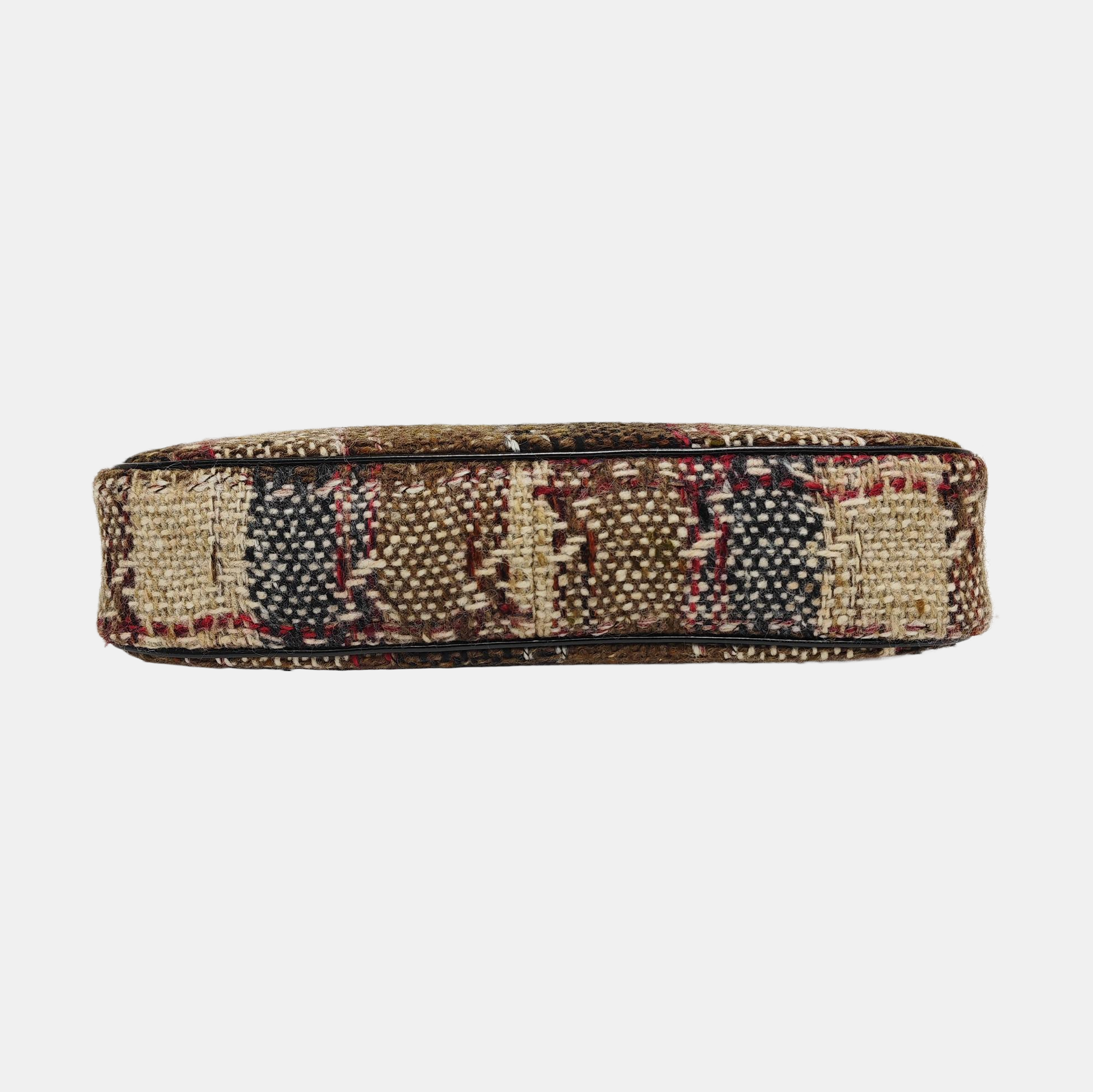 Wool Top Handle Bag Multicolor