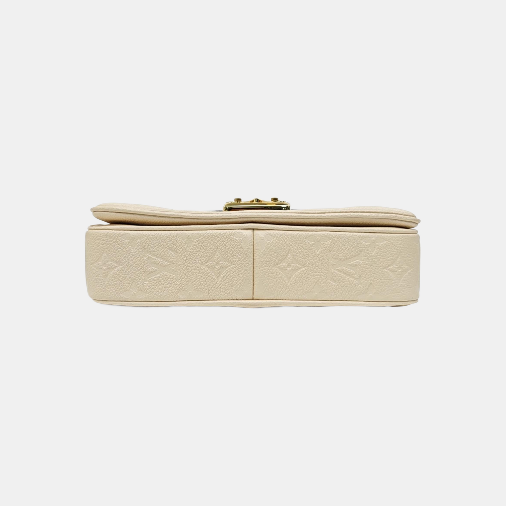 MARCEAU Monogram Calfskin White