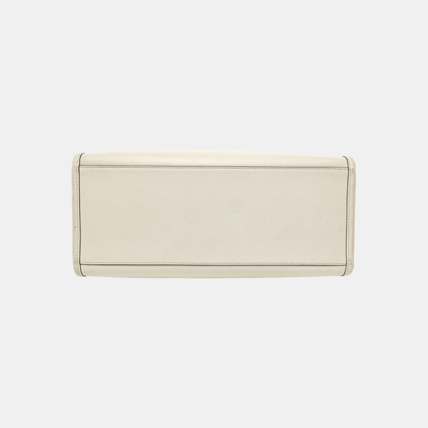 Sunshine Medium Calfskin White