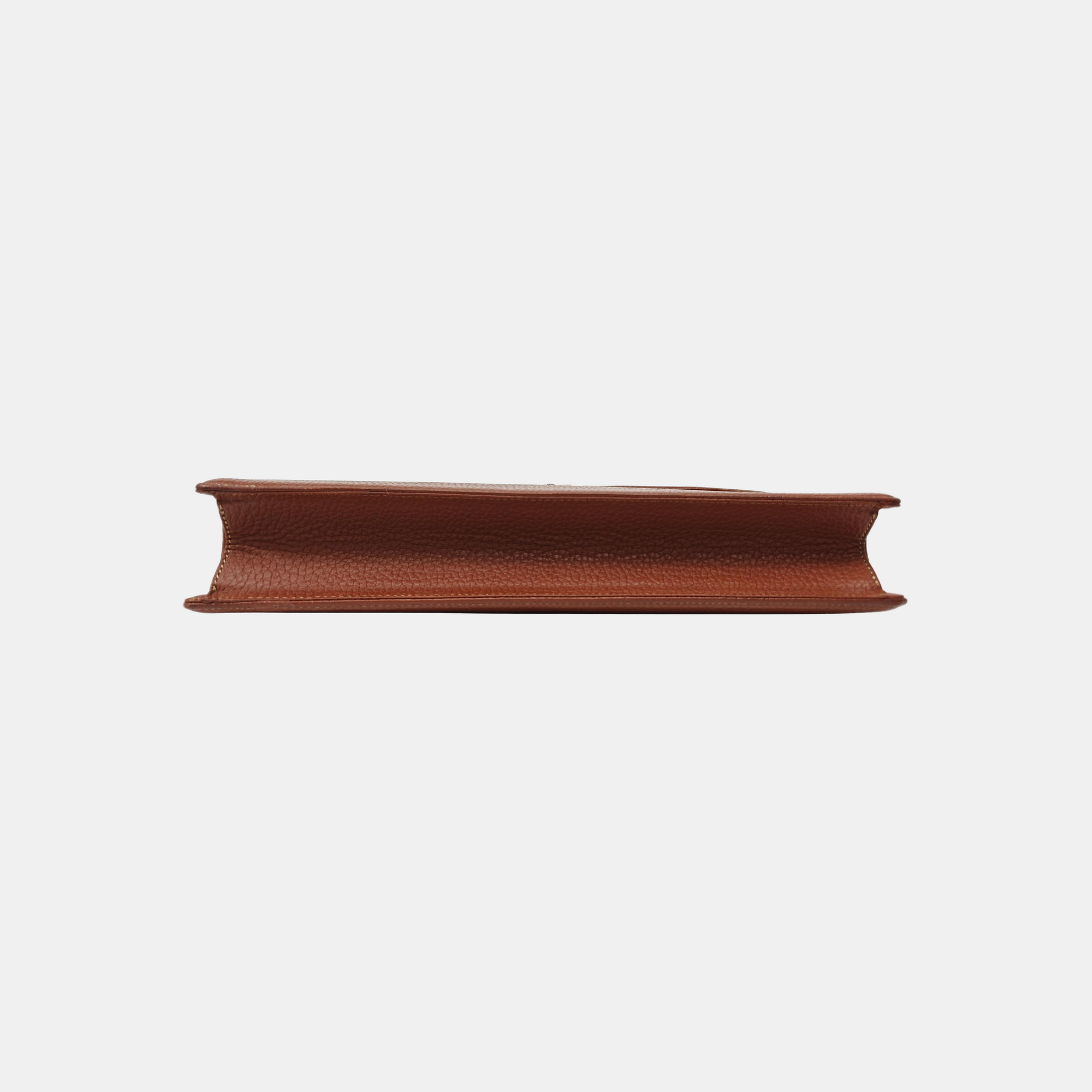 Calfskin Shoulder Bag Brown