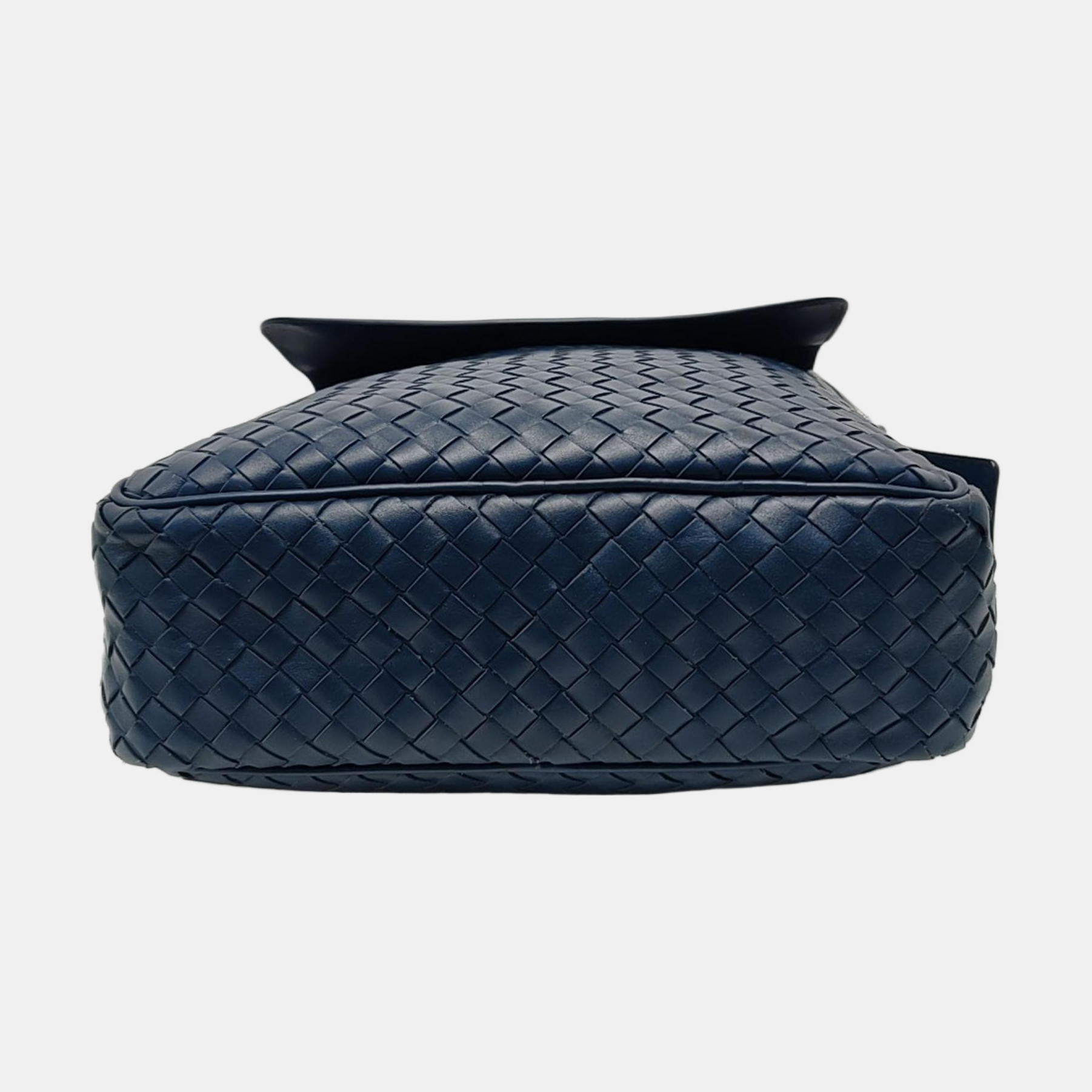 Calfskin Shoulder Bag Blue