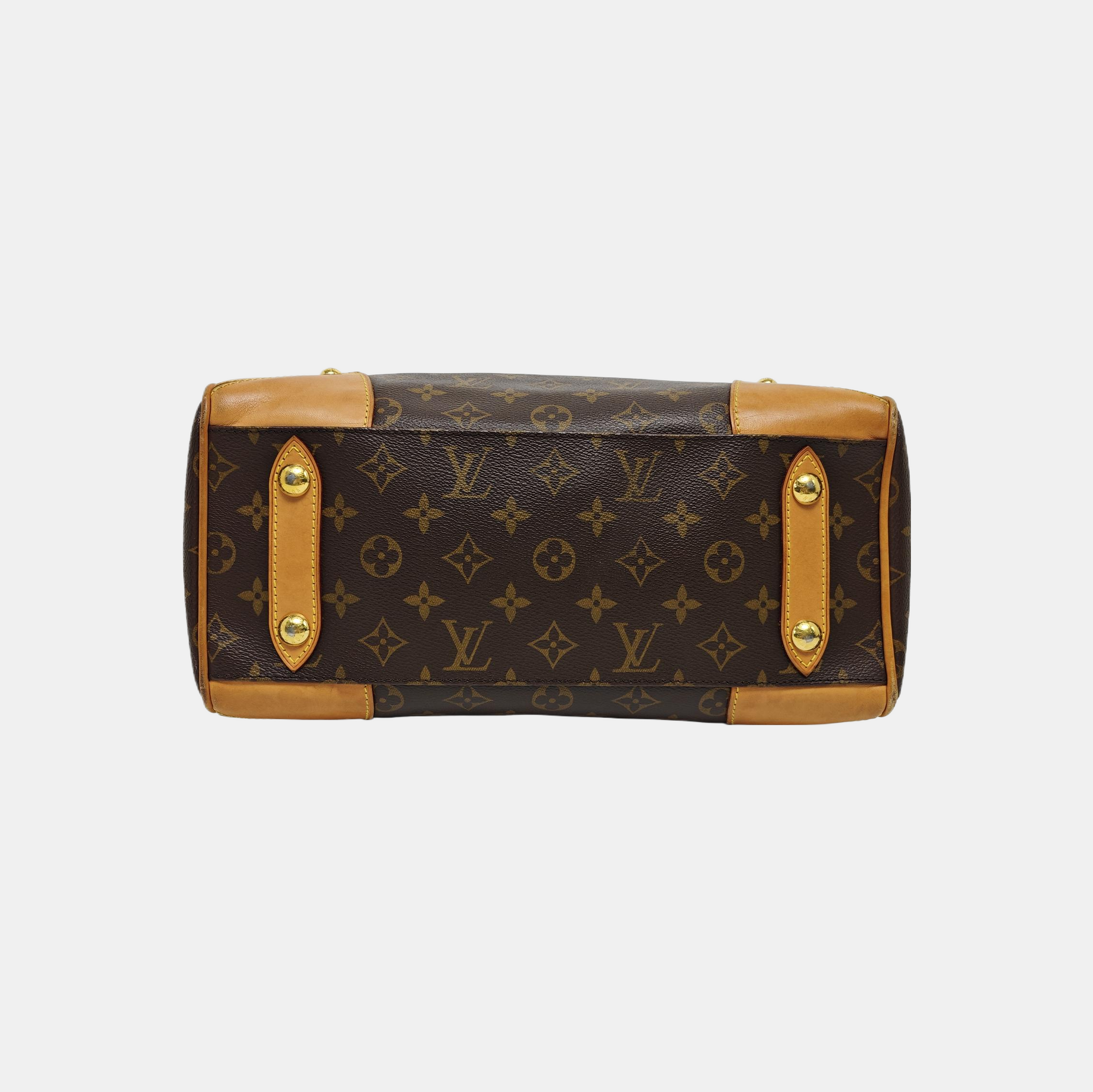 RETIRO NM Monogram Coated Canvas Brown
