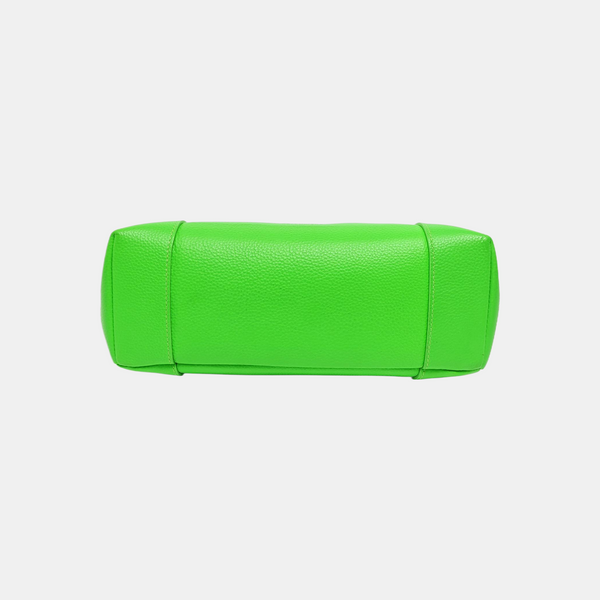Authenticated pre-owned  Hourglass Calfskin Green - Top Handle Bag at Looply