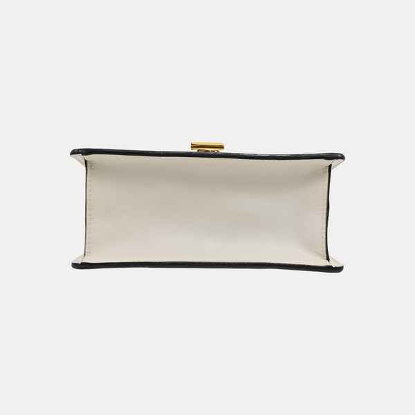 Sylvie Mini Calfskin White
