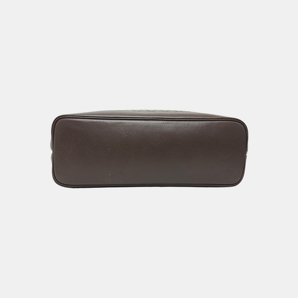 Monogram Coated Canvas Top Handle Bag Beige
