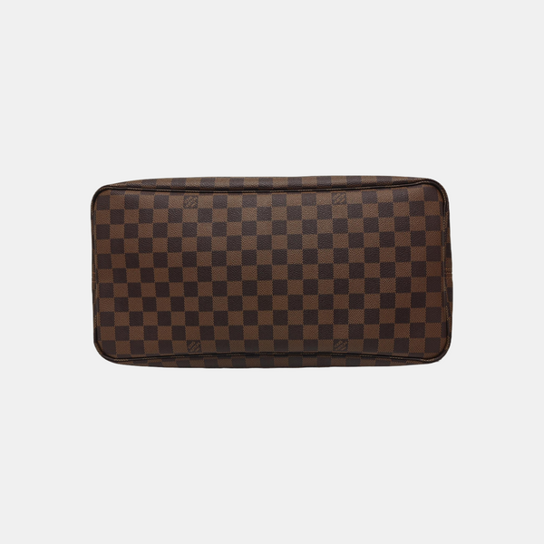 NEVERFULL GM Damier Ebene Coated Canvas Brown