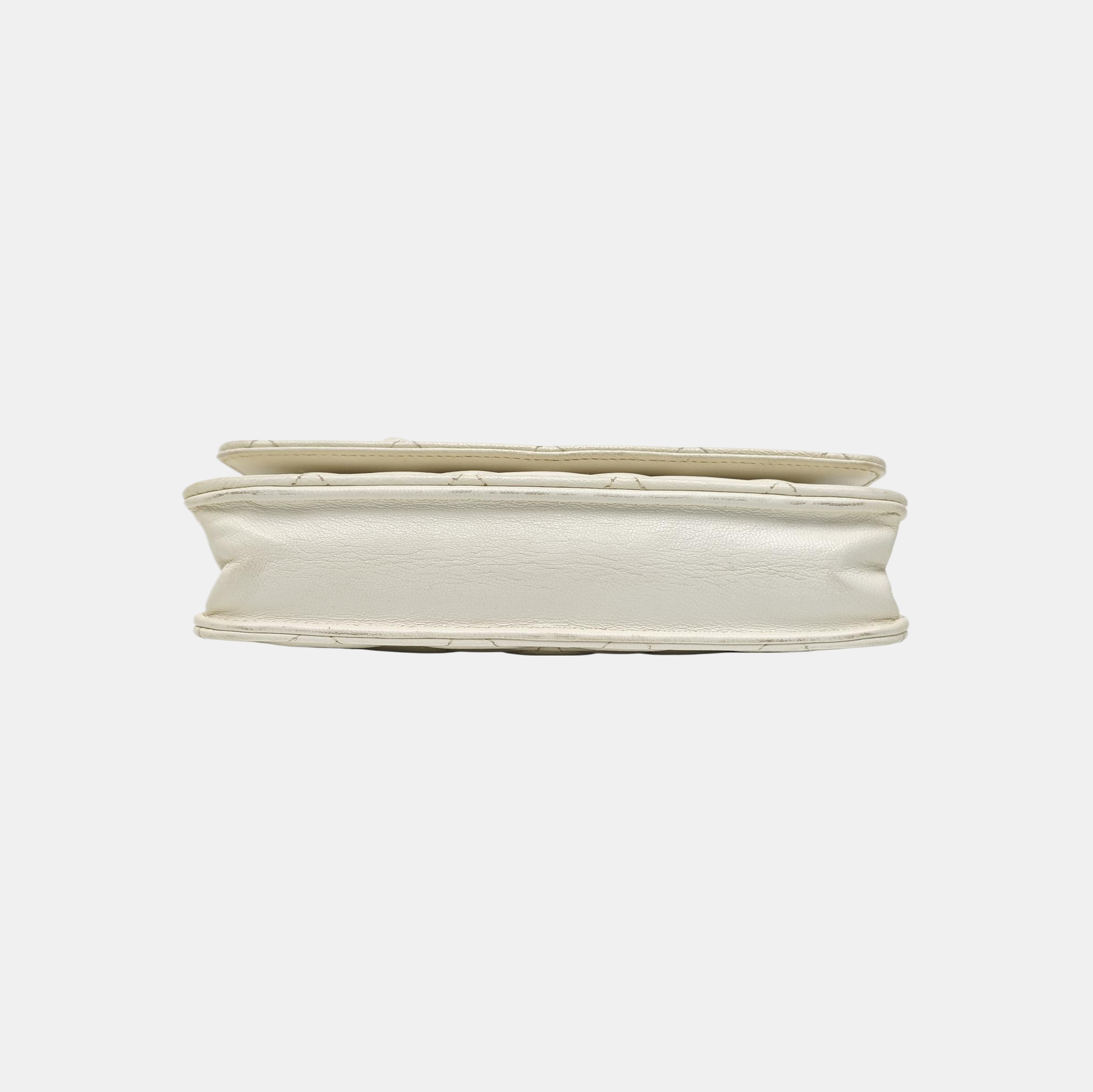 WOC Quilted Lambskin White