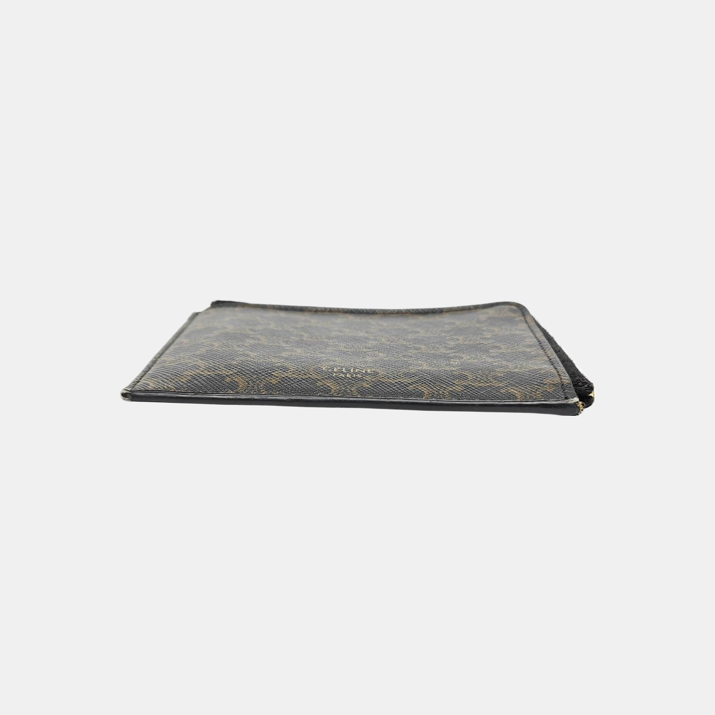 Coated Canvas Card Holder Black