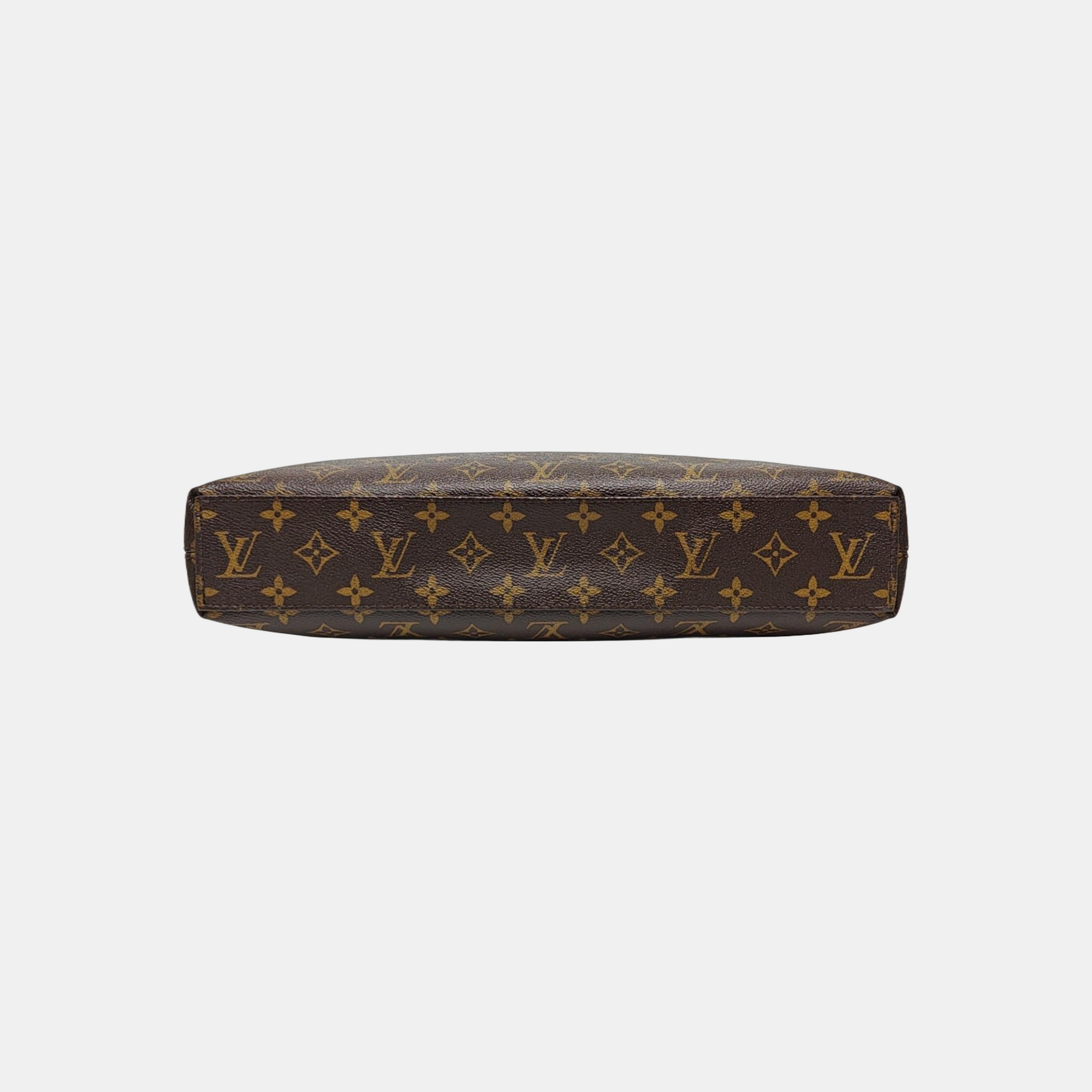 PORTE-DOCUMENTS Monogram Coated Canvas Brown