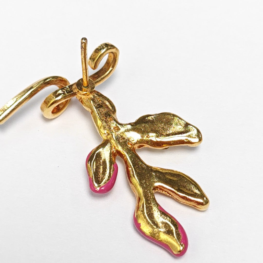Metal Gold Stud Earrings