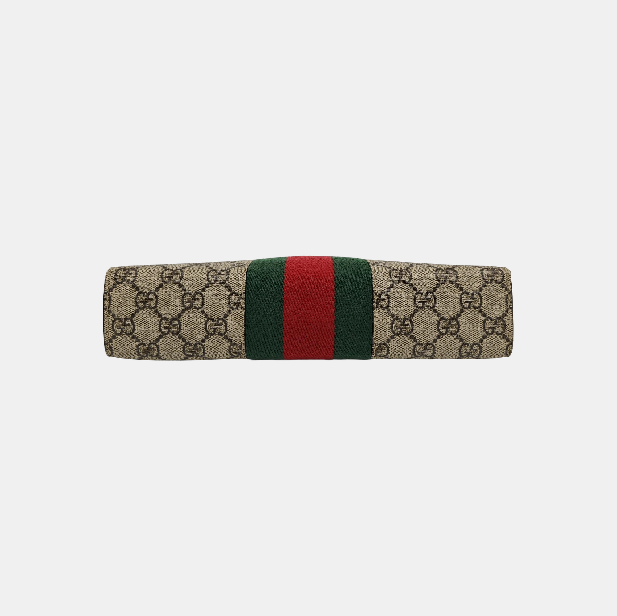 GG Supreme Monogram Coated Canvas Black
