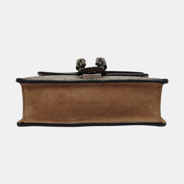 Dionysus Mini Monogram Coated Canvas Beige