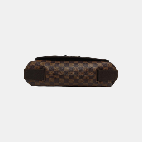 BROOKLYN Damier Ebene Coated Canvas Brown