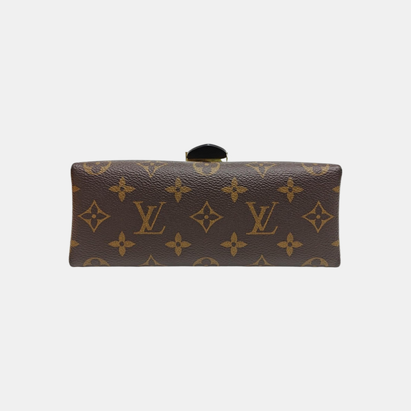 LOCKY BB Monogram Coated Canvas Brown