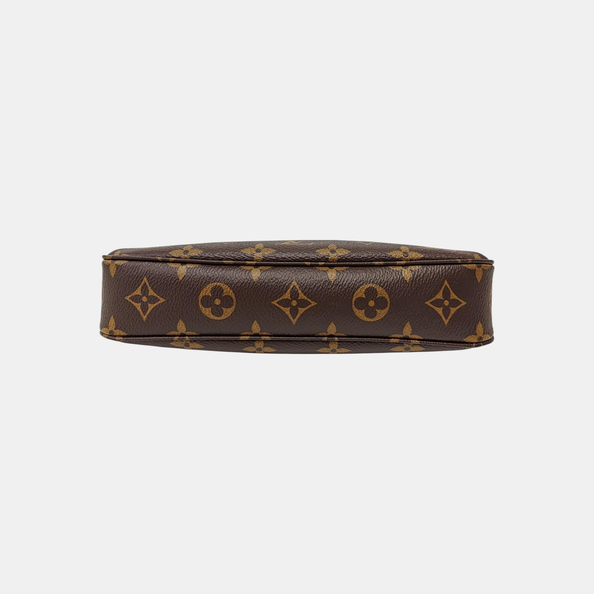 ACCESSOIRES Monogram Coated Canvas Brown