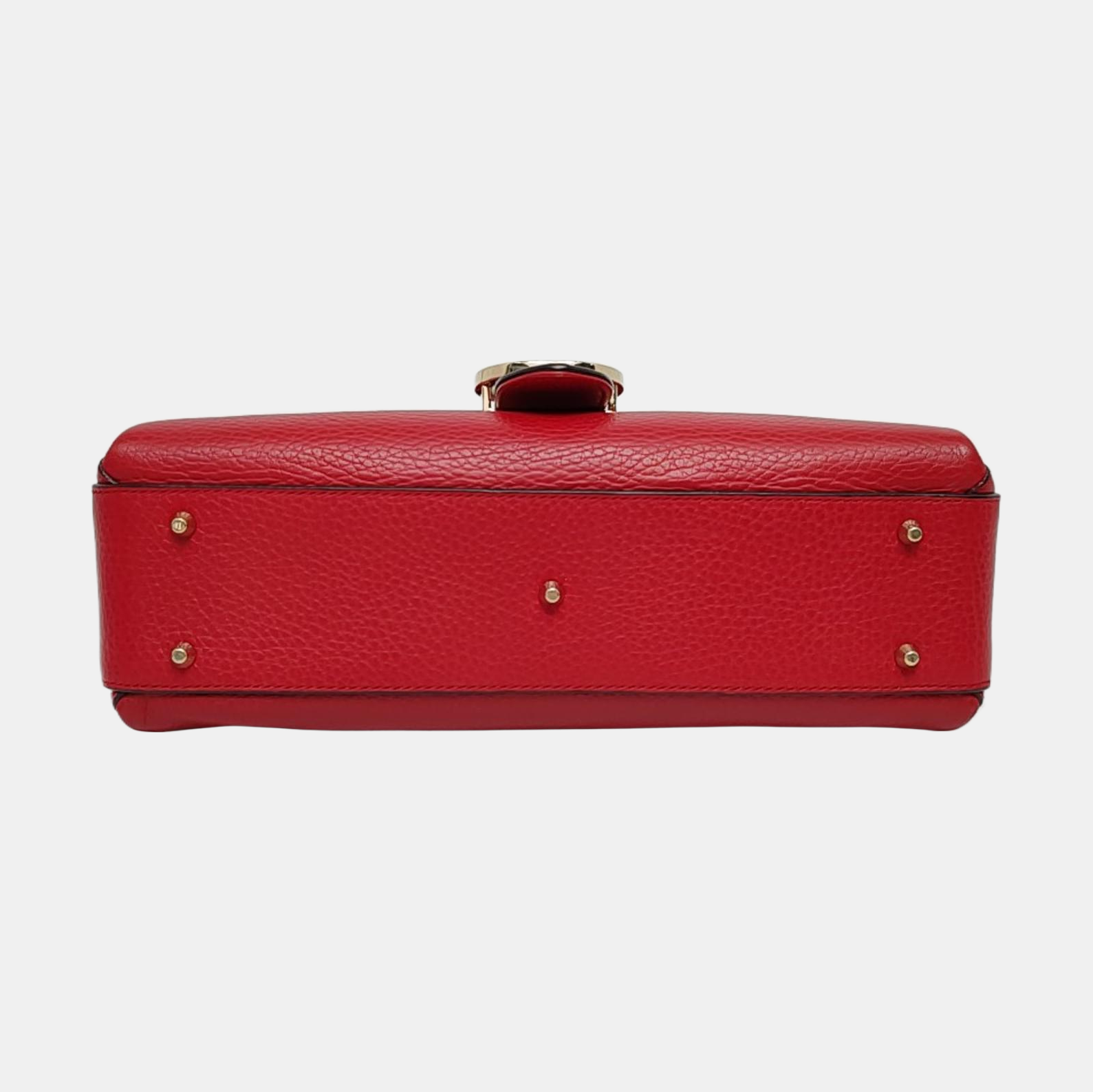 Interlocking G Large Calfskin Red