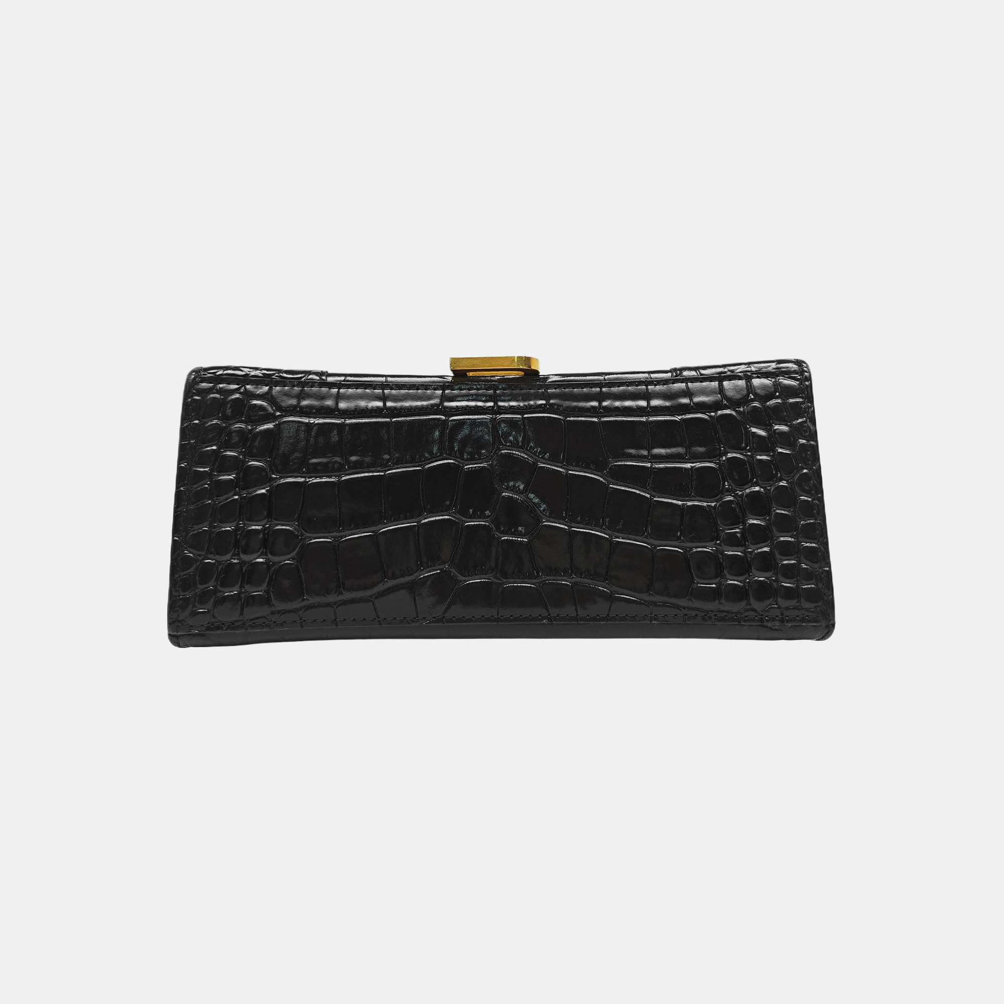 Hourglass S Calfskin Black