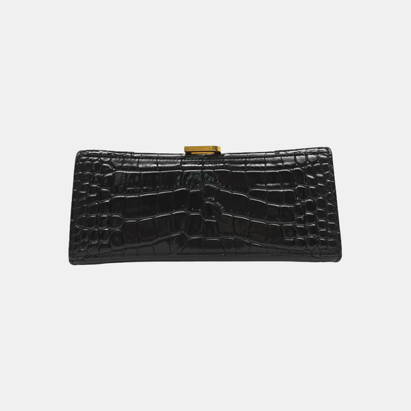 Hourglass S Calfskin Black