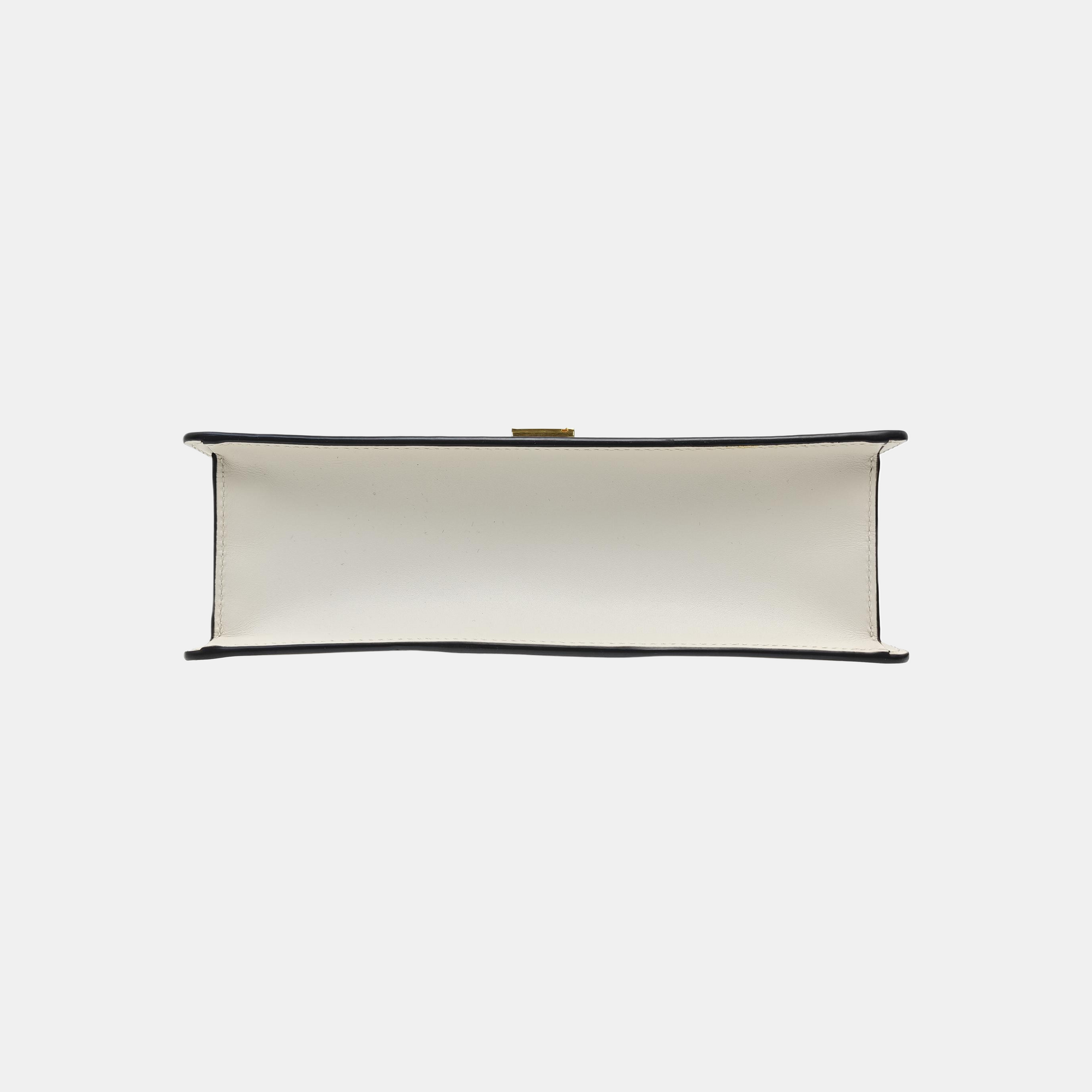 Sylvie Small Calfskin White