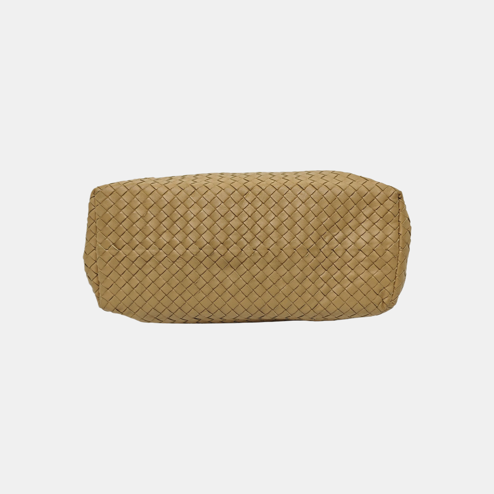 Lambskin Top Handle Bag Beige