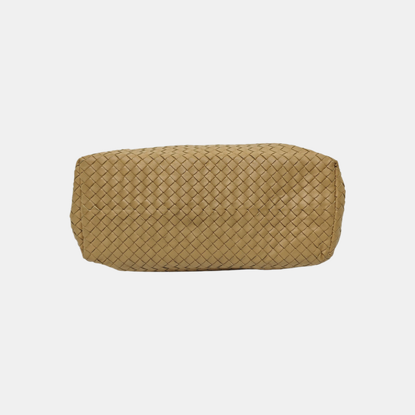 Lambskin Top Handle Bag Beige