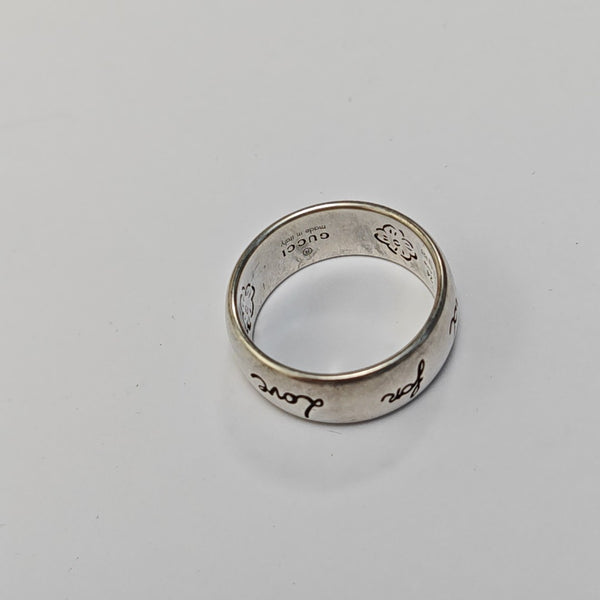 Blind For Love 925 Sterling Silver Ring EU 63