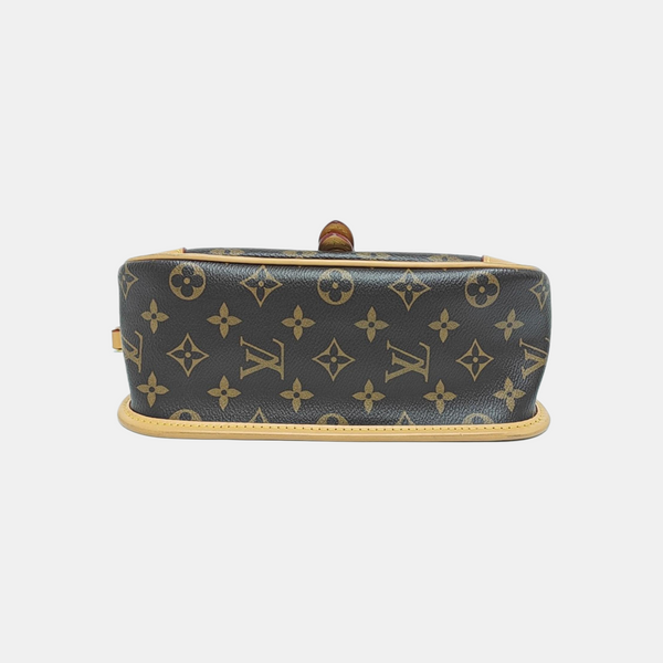 DIANE Monogram Coated Canvas Brown