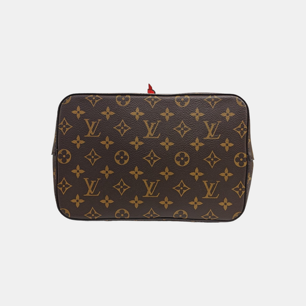 NÉONOÉ MM Monogram Coated Canvas Brown