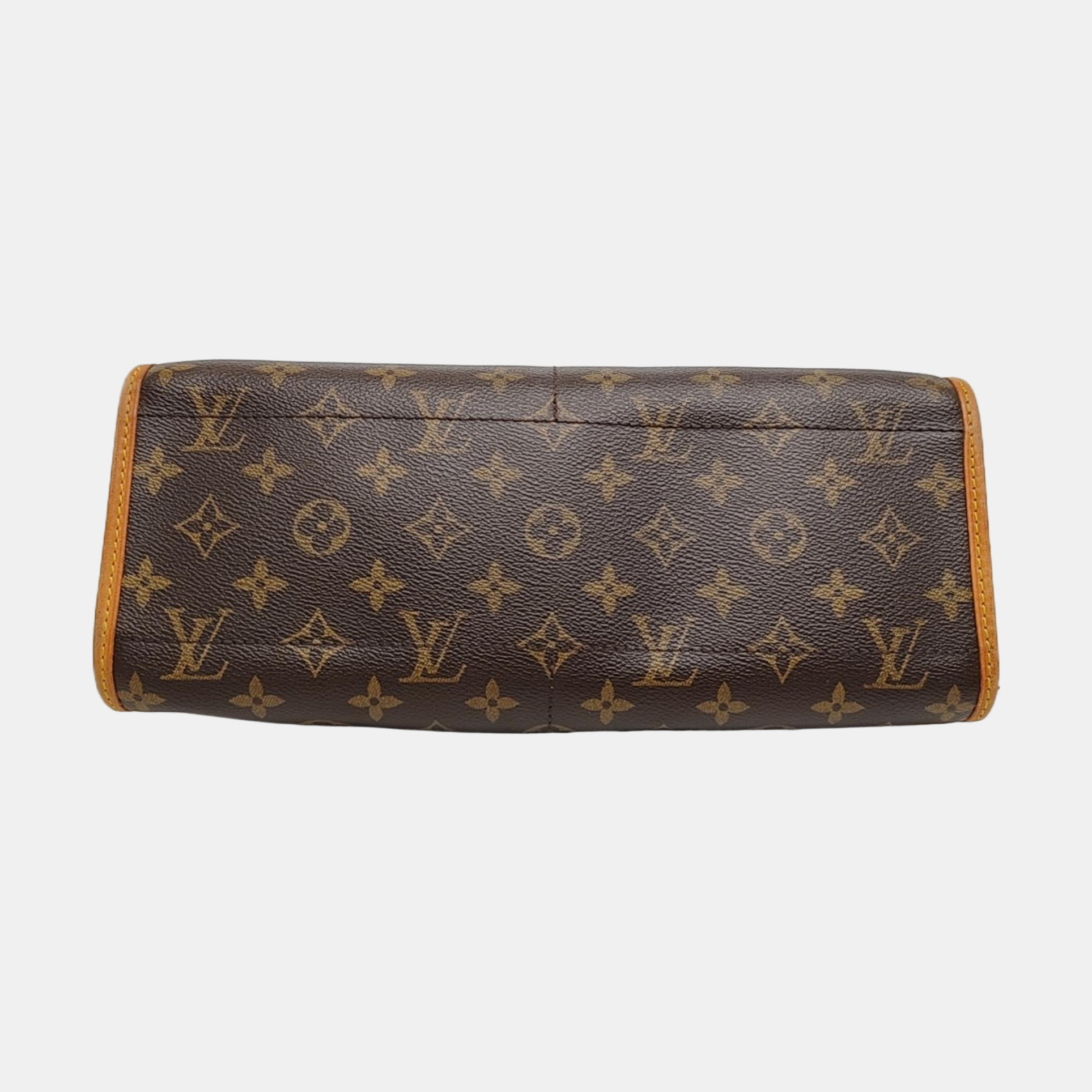 POPINCOURT Monogram Coated Canvas Brown