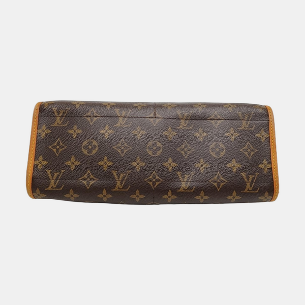 POPINCOURT Monogram Coated Canvas Brown