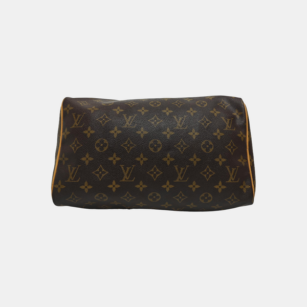 SPEEDY 30 Monogram Coated Canvas Brown