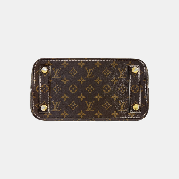 LOCKIT Monogram Coated Canvas Brown
