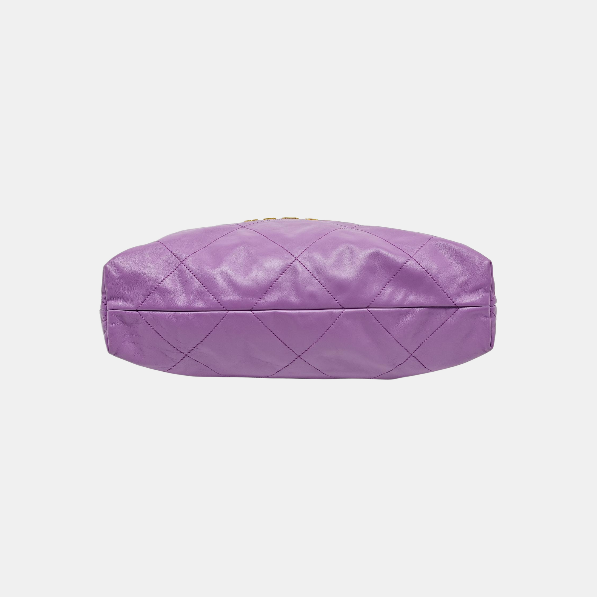 CHANEL 22 Medium Quilted Calfskin Purple