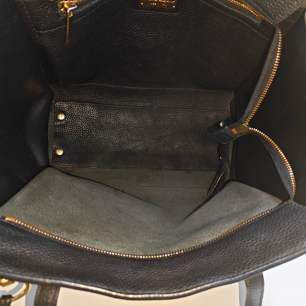 Amy Medium Calfskin Black