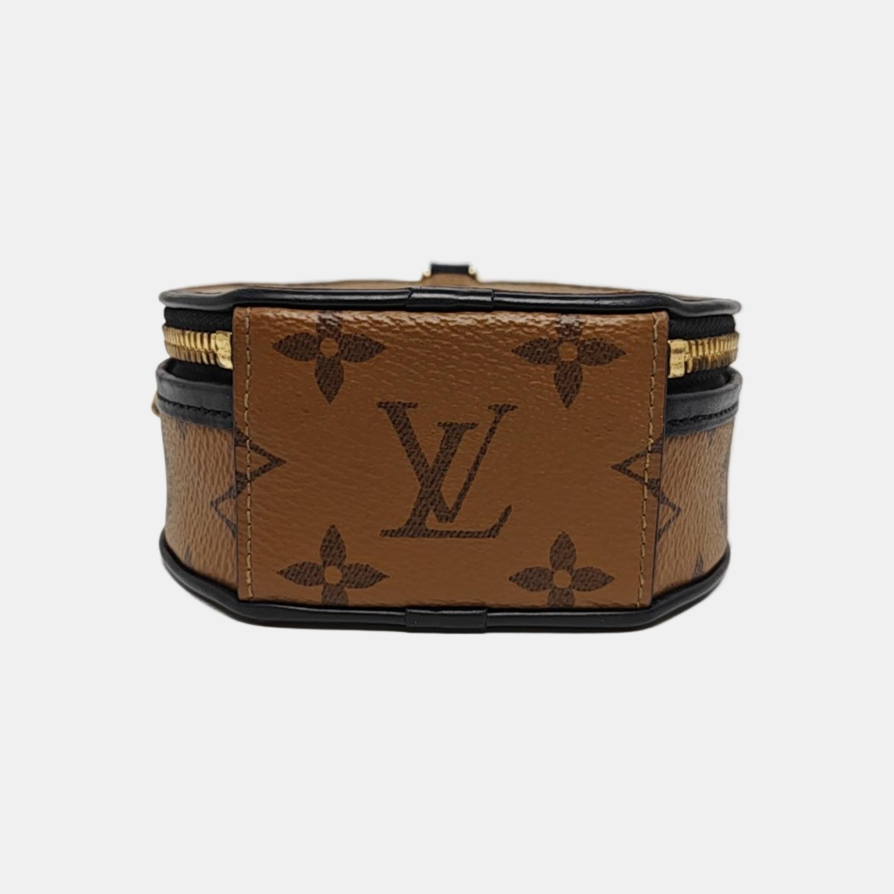 BOITE CHAPEAU Mini Monogram Coated Canvas Brown