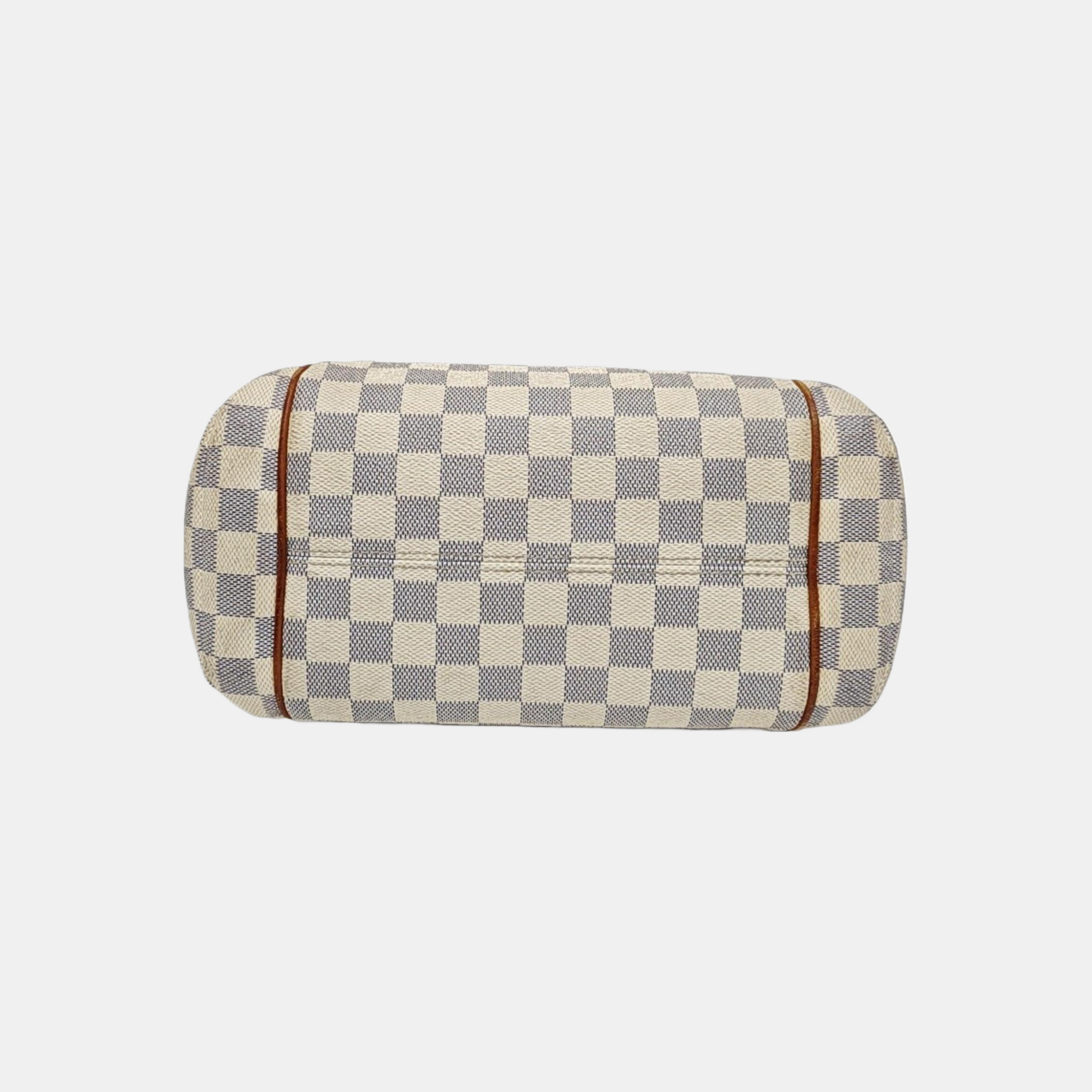 TOTALLY Damier Azur Coated Canvas White