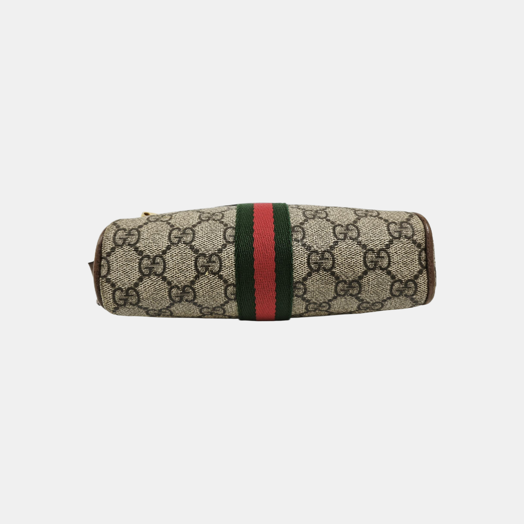 Ophidia Mini Monogram Coated Canvas Beige