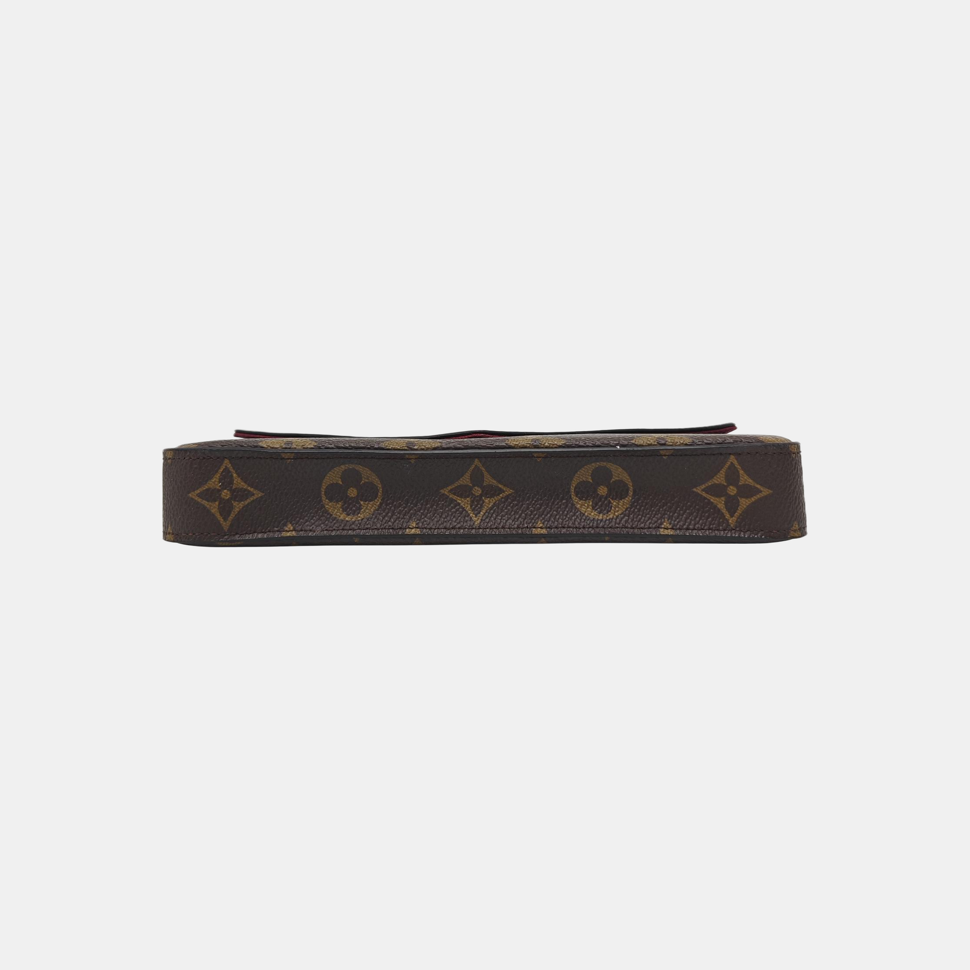 SARAH Monogram Coated Canvas Brown