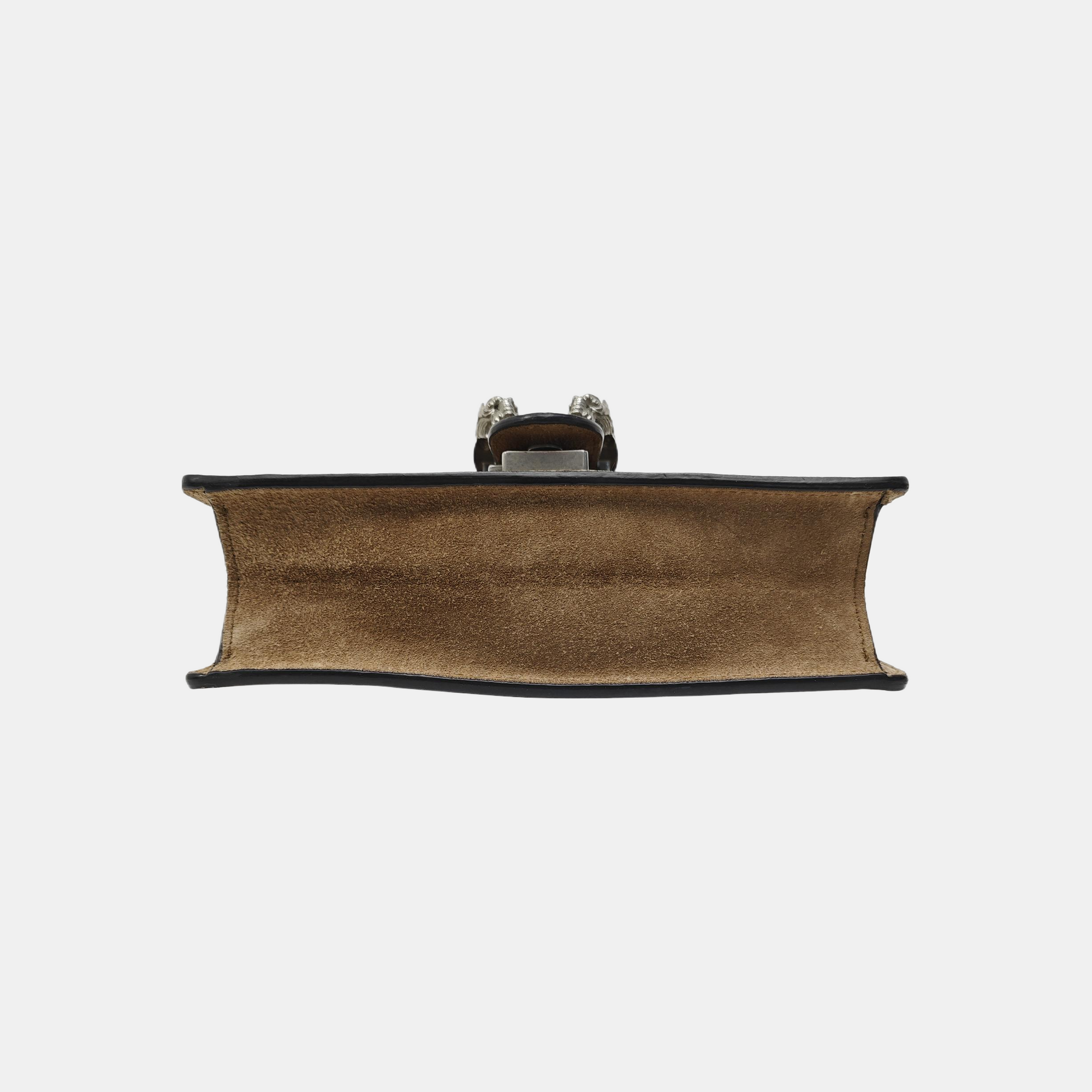 Dionysus Mini Monogram Coated Canvas Beige