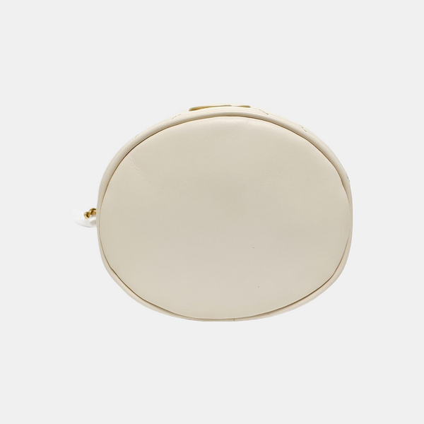 GG Marmont Mini Quilted Calfskin White