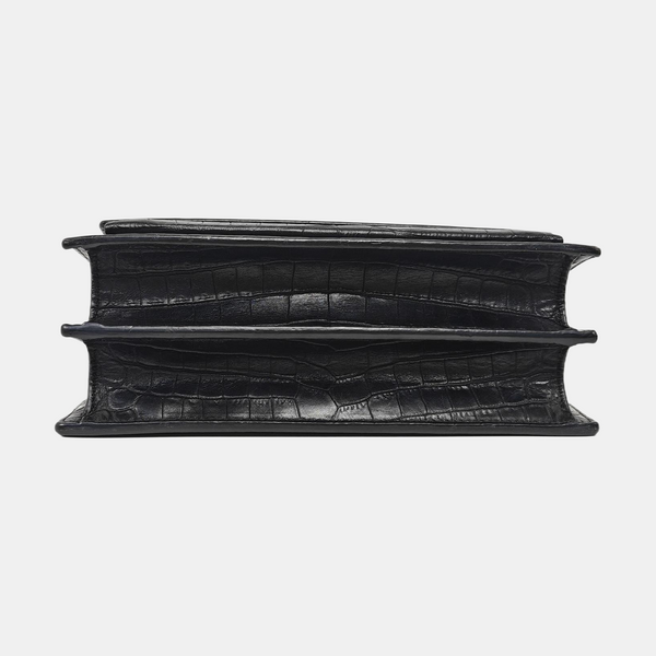 SUNSET Medium Calfskin Black