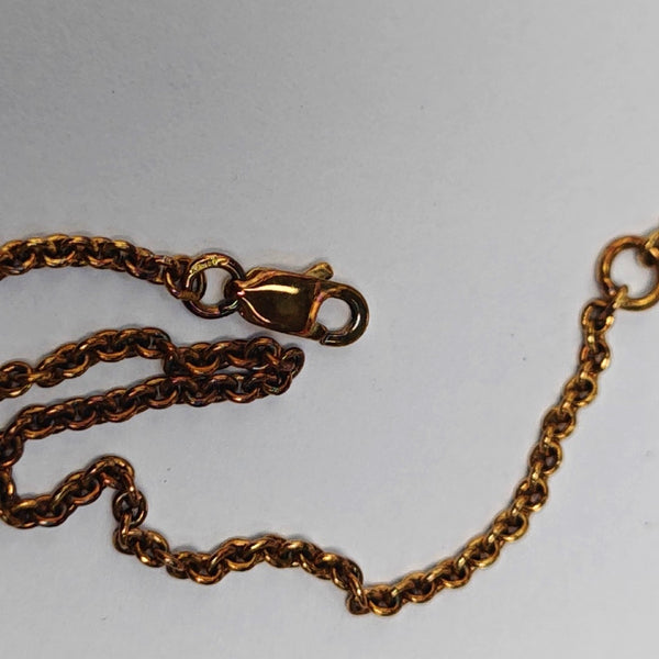925 Sterling Silver Gold Necklace