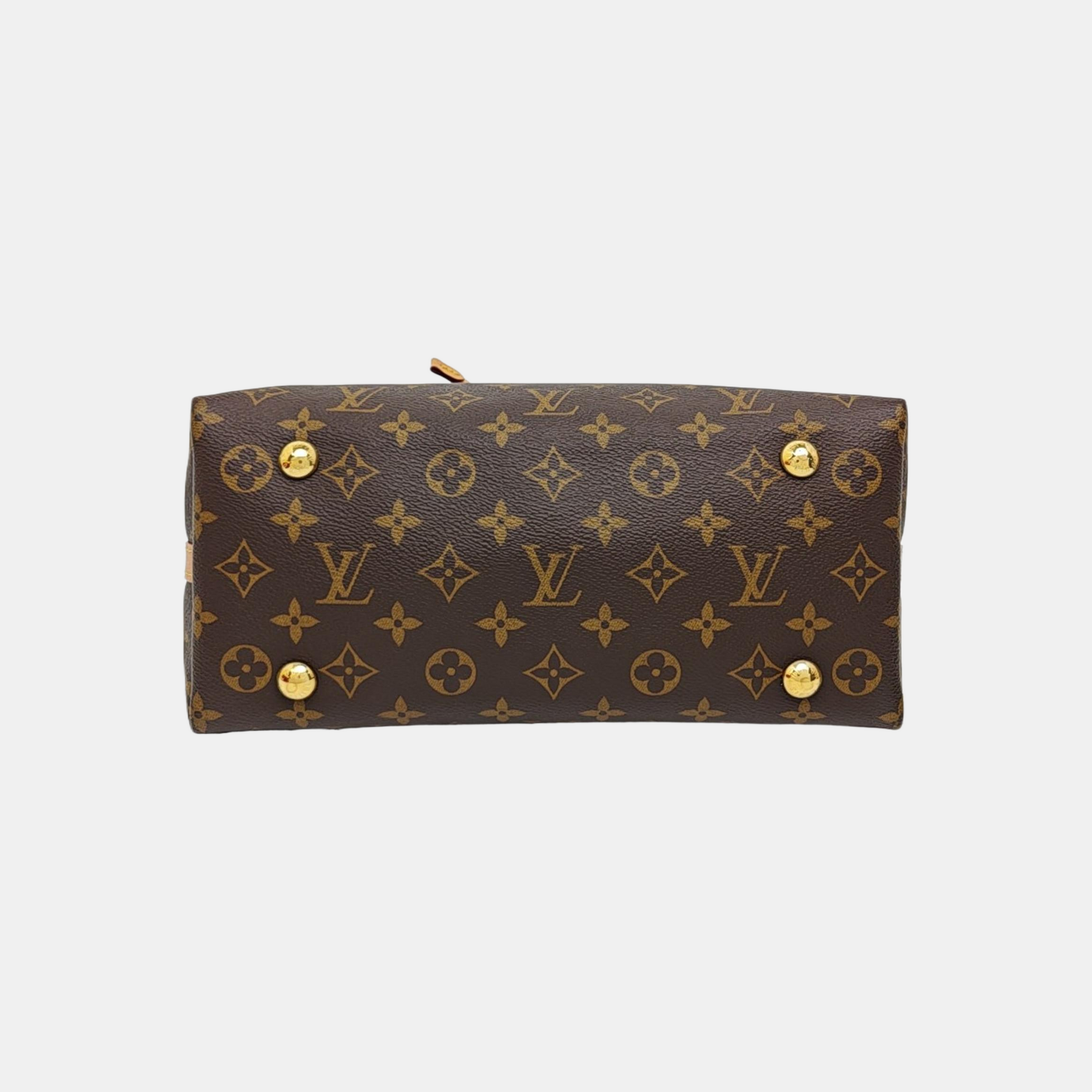 CARRYALL PM Monogram Coated Canvas Brown