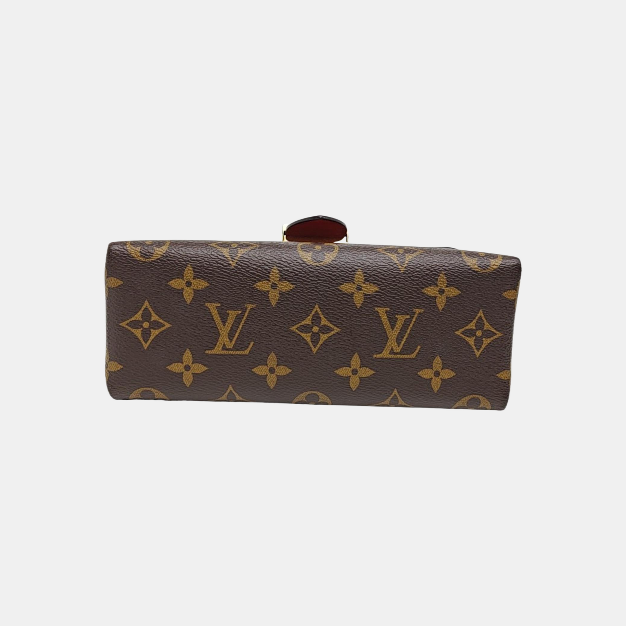 LOCKY BB Monogram Coated Canvas Red