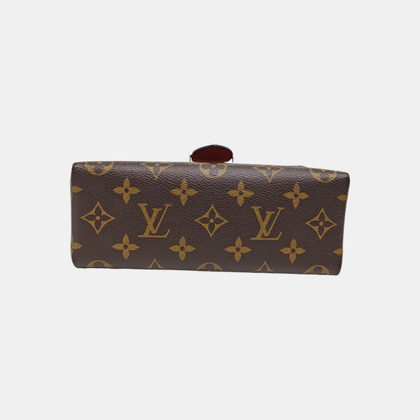 LOCKY BB Monogram Coated Canvas Red