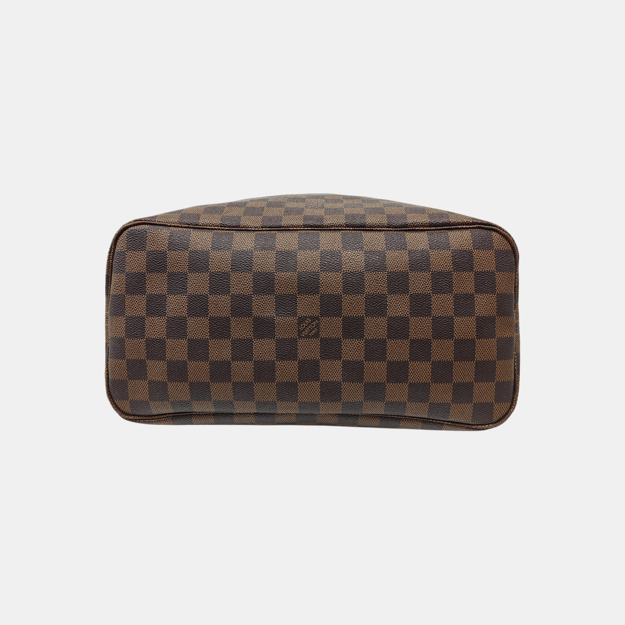 NEVERFULL MM Damier Ebene Coated Canvas Brown